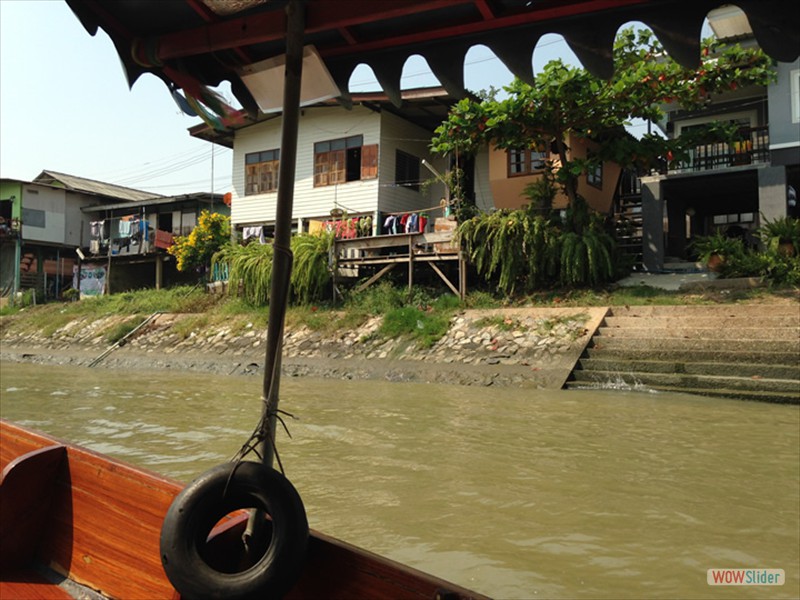 Homes along the canel