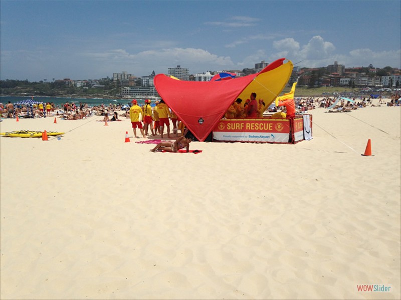 Lifeguards on Bondi Beach