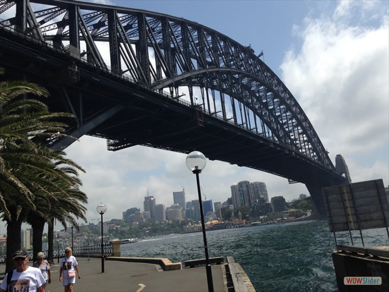 Beneath the bridge