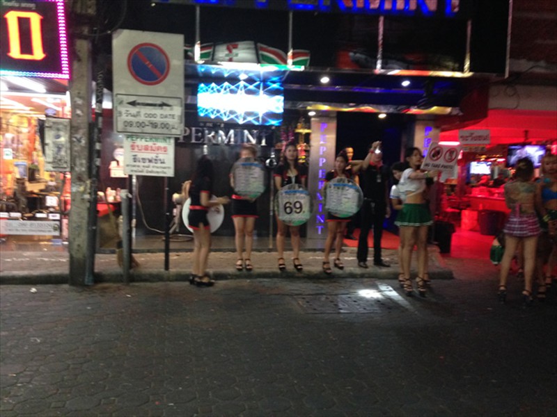 Walking street is the red light district