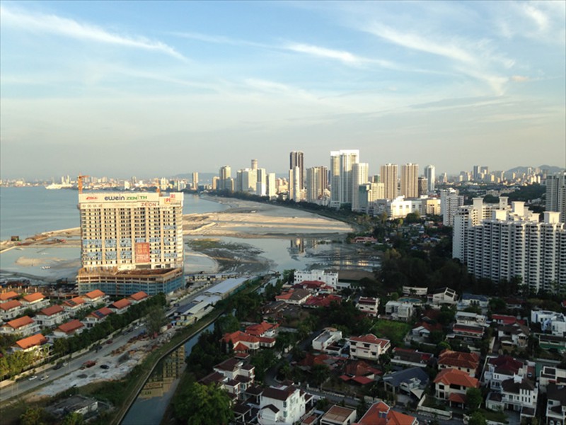 Malaysia  View from our room in Penang